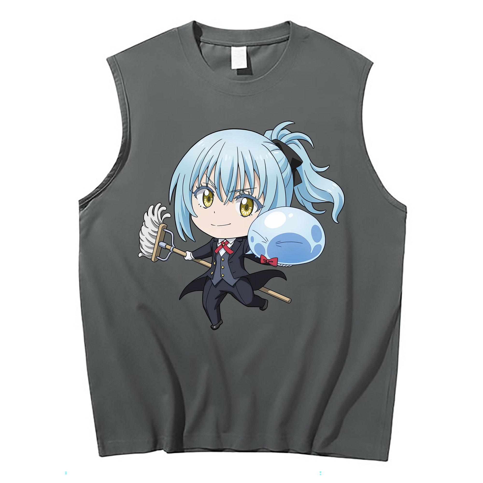 （画像用） 転スラ Regarding Reincarnated to Slime コットン100％タンクトップ（フロントプリント）
